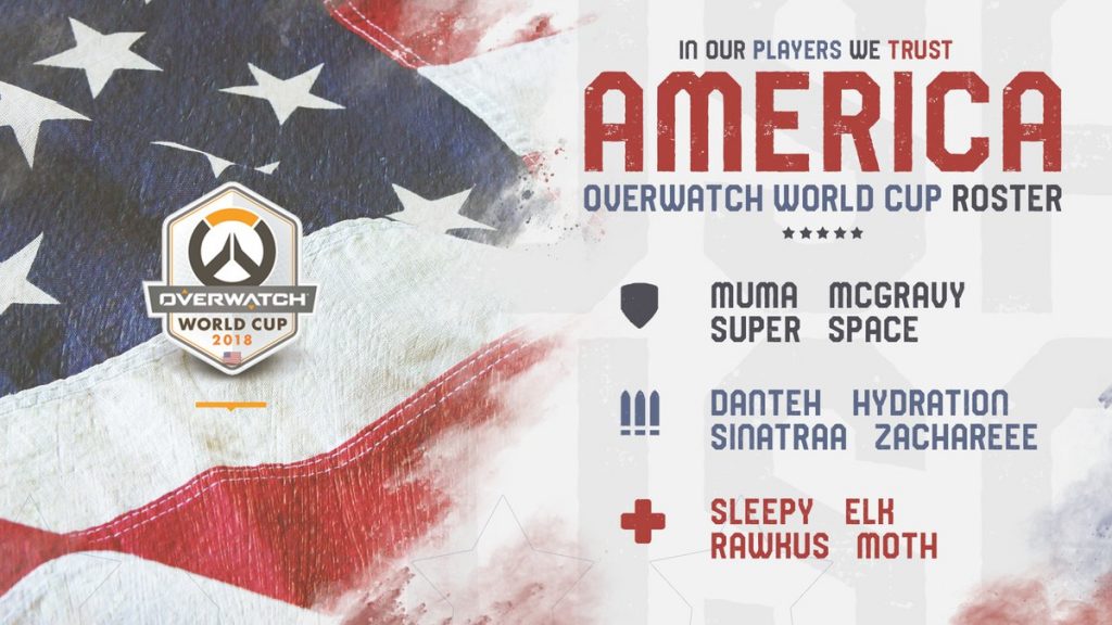 Overwatch World Cup Team USA Reveals ShockCentric Roster Kakuchopurei