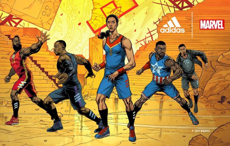 Ethernet Wong] adidas x Marvel Heroes Assemble Avengers Basketball
