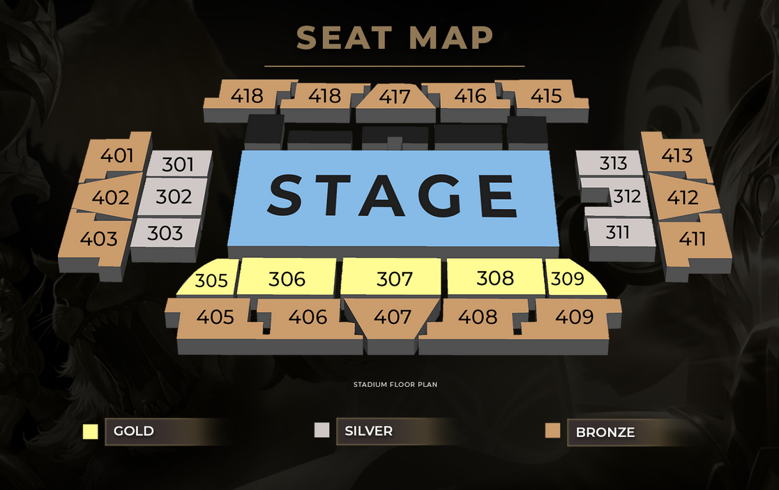 m1 seat map