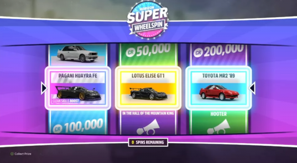 Forza Horizon 5 Players Have Found A Way To Farm CPs Using The Cheapest