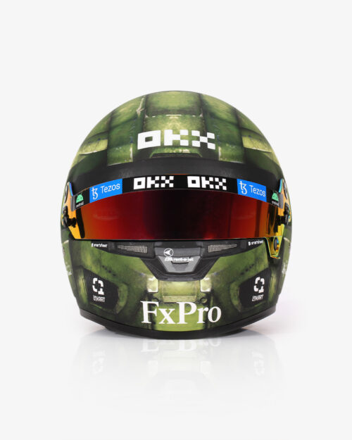 F1’s Lando Norris Will Be Racing With A Master Chief Helmet On In Singapore